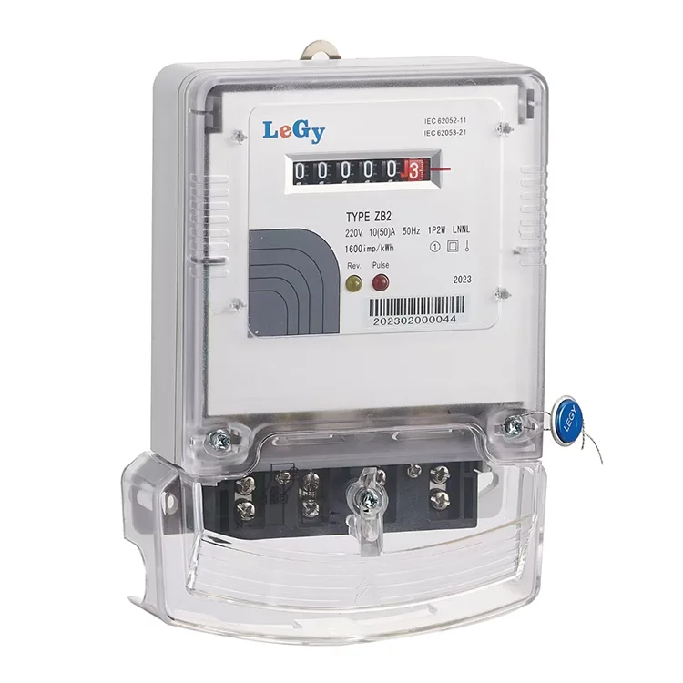 सिंगल फेज इलेक्ट्रॉनिक kWh ऊर्जा मीटर